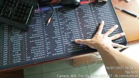 #dttdtn tấm lót chuột phím - cho các em nhỏ học máy tính - word - excel nhanh hơn