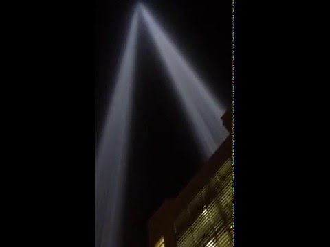 Video: Tribute in Light Jaarlijkse herdenking voor 9/11 in NYC