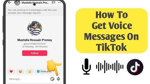 How To Send Voice Messages On TikTok (2025 Guide) | Get Voice Messages On TikTok