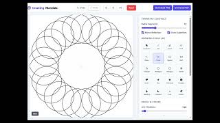 Create Online Mandala Draw Tools