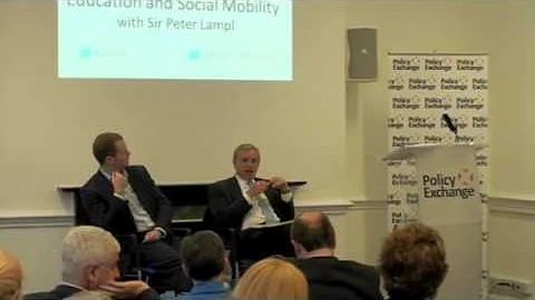 Sir Peter Lampl on Education and Social Mobility |...