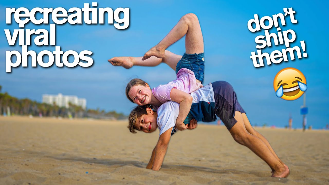 RECREATING VIRAL COUPLE'S PHOTOS Acrobat vs Gymnast YouTube