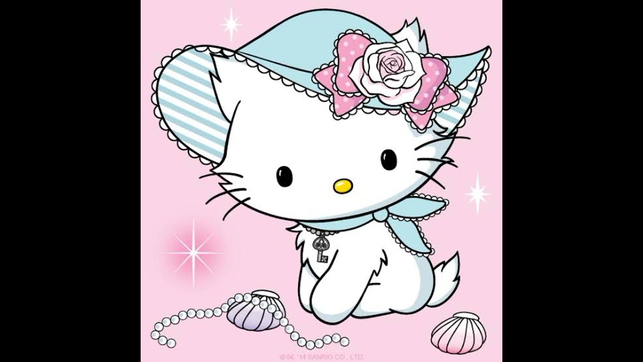 Charmmy kitty with her teal hat and neckerchief