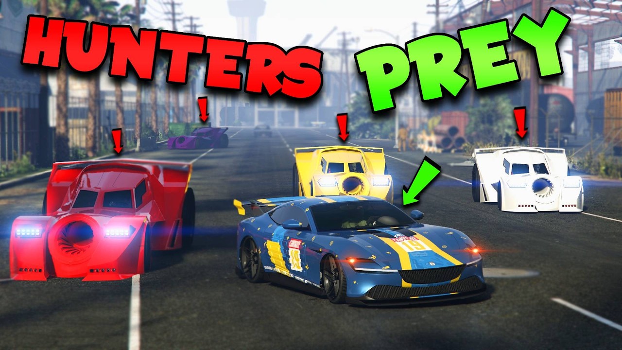 4 Vigilantes VS Stinger TT! | GTA Online Manhunt