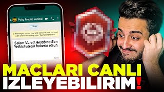 HESABIMA BAN YETKİSİ GELDİ! HEMDE CANLI! ŞOK OLDUM! PUBG Mobile