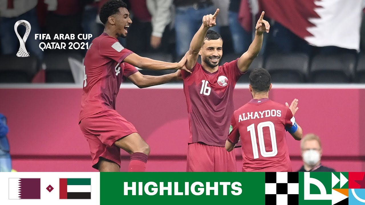 Qatar v United Arab Emirates FIFA Arab Cup Qatar 2021 Match Highlights 