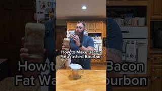 Let's Bacon Fat Wash some #Bourbon! Its hard to find a combination much better than these two