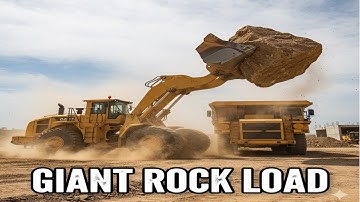 Biggest Stone Loading Ever! Heavy Machinery Crushing the Job | Powerful Loader Work