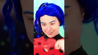 Романтичный Макияж Леди Баг #shorts #ladybug #makeover #beauty