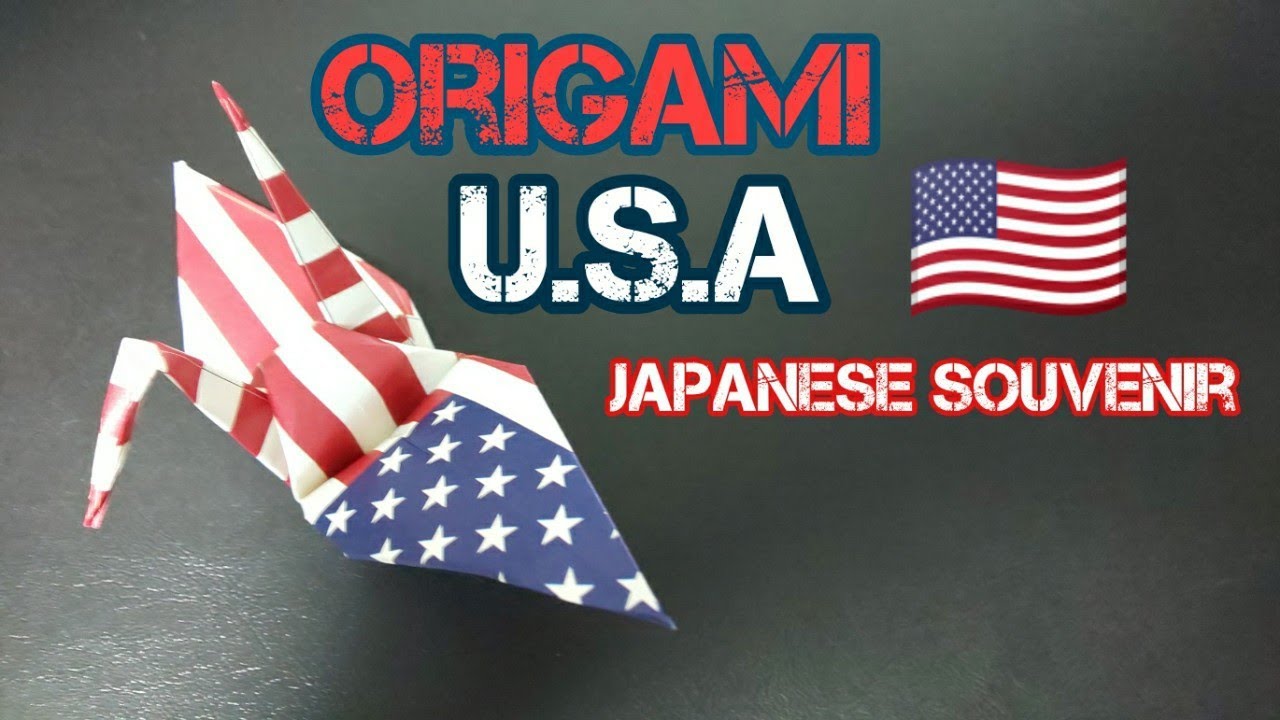 【Origami】American flag・Japanese souvenir