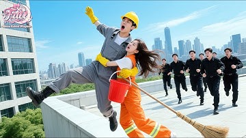 Thought a Worker Was Jumping—Poor Girl Tackled Him, Only to Find He Was a CEO Who Fell for Her!