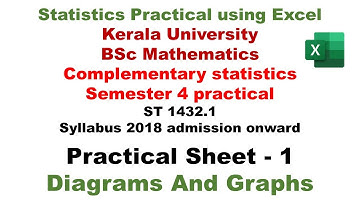 Statistics Practical Sheet 1 | Question Number 4 | Kerala University | BSc Mathematics