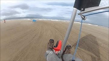 Land Sailing - Exciting on board video of Mini land yacht racing - Miniyachts !