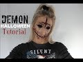 SILENT. Demon Halloween Tutorial!! Easy SFX Makeup