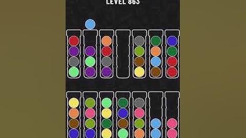 【Ball Sort Puzzle】Level.863