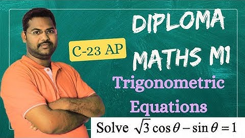 Trigonometric Equations in telugu@maths naresh eclass