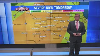 Level 3 "Enhanced" risk for severe storms on Friday