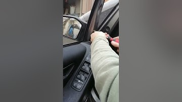 Mercedes W169 left door mirror removal