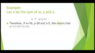 (1) Pseudocode (Commands and assignments) Net Worth