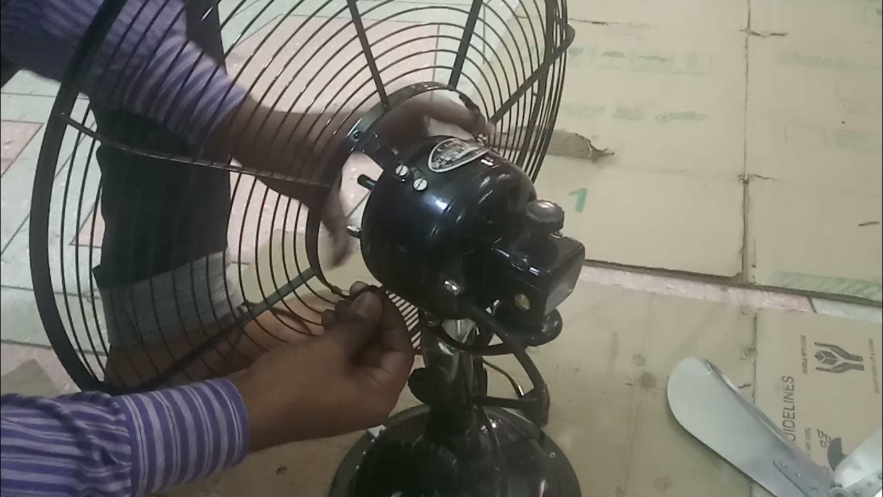 Cinni 400MM HighSpeed Table Fan Full Assambly Video YouTube