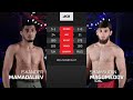   vs    iskandar mamadaliev vs shamsudin magomedov  aca ye 35