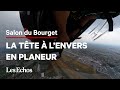 Dans la cabine d’un planeur, pour un tour de voltige au-dessus du salon du Bourget