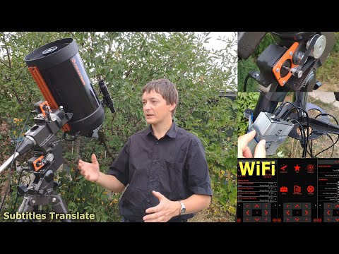 Celestron C8 A SGT + EQ5 Arsenal + EqStar pro telescope review Μετάφραση υπότιτλων