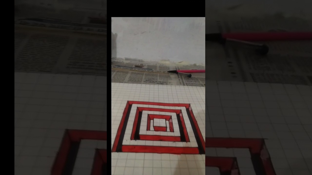 3d box illusion 😲 