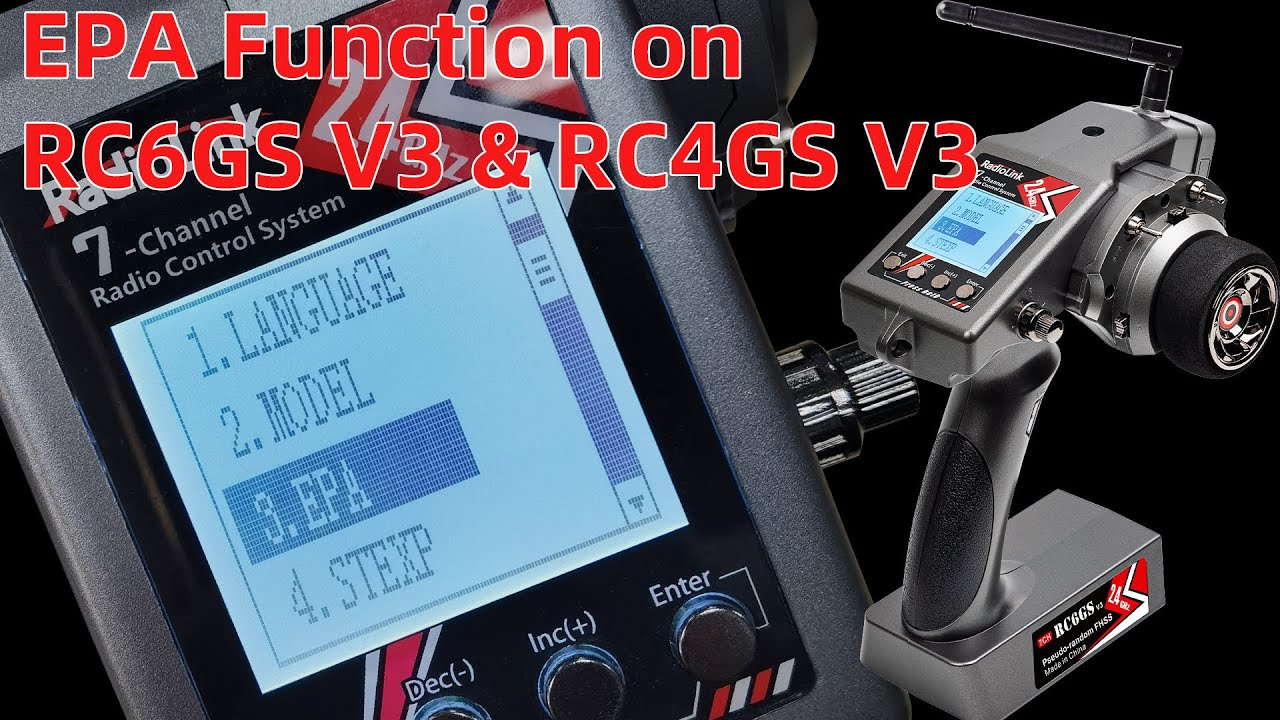 EPA Function on RC6GS V3 / RC4GS V3 YouTube