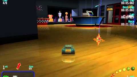 Re-Volt Custom Track Tutorial by aryo_adhi ,8 Lap Race