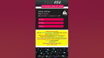 #py-Task084 - Python Quick Tips: Using the 