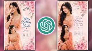 Birthday Photo Editing | Happy Birthday Poster Editing in ChatGPT | ChatGPT Photo Editing screenshot 2