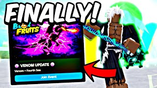 Blox Fruits Venom Rework Finally Skull Guitar Rework And Release Date..