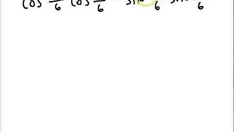 sum and difference formulas with radians
