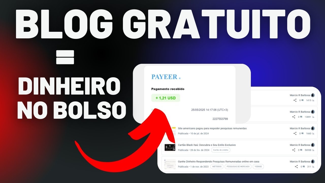 Como monetizar um blog gratuito e ganhar dinheiro de verdade - YouTube