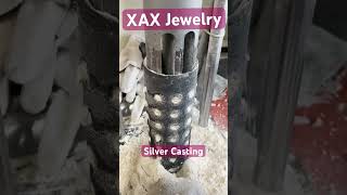 Silver Casting#xaxjewelry #jewelry#factory #gold #Silver#mother of pearl #seashell#silvercasting
