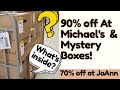 90% off at Michael's! 80% off at Joann! Michael's $4 Mystery Boxes are Coming!