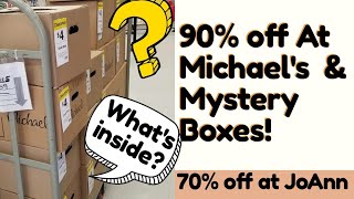 90% off at Michael's! 80% off at Joann! Michael's $4 Mystery Boxes are Coming!