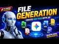 Gemini Can Now Create Word, Excel, and PPT Files!