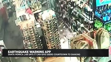 New app alerts and countdowns to earthquake