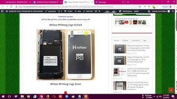 Mifaso P8 Flash File | Sc7731 6.0 Hang Logo & Lcd Fix Firmware Download