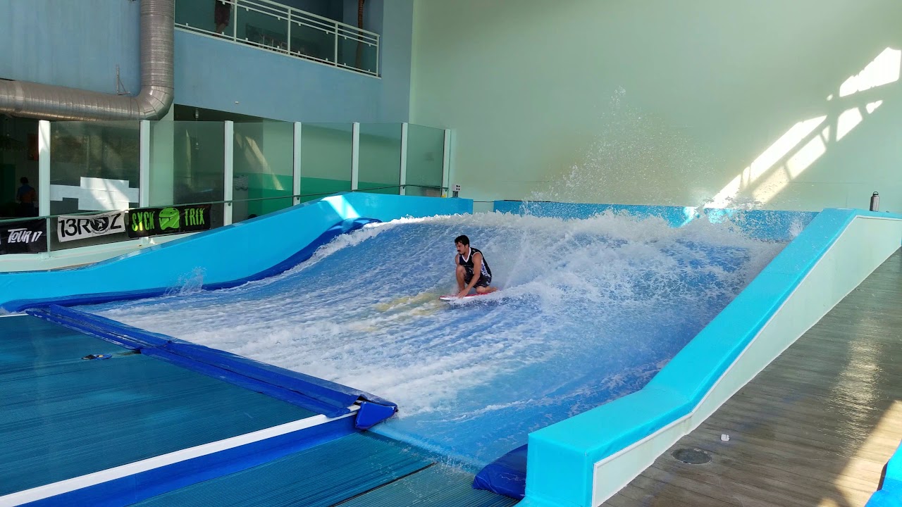 Provo Beach Utah FlowRider Indoor Surf Machine Shopping Center Pros