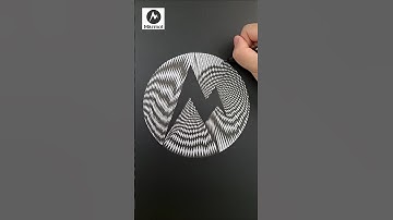 OP ART marmot logo #geometric #drawing  #opticalillusion