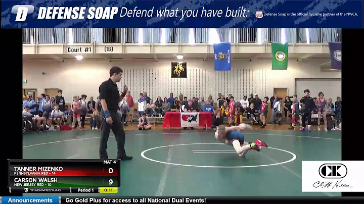 Mat 4 71 Tanner Mizenko Pennsylvania Red Vs Carson...