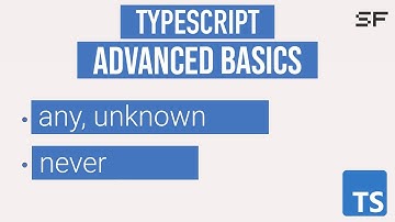 Unknown, any, and never in TypeScript in simple terms.