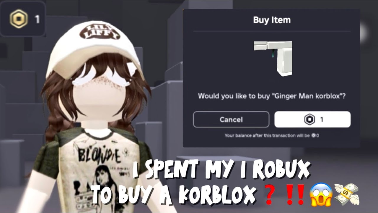 Я потратил свой 1 робукса, чтобы купить корблокс❓‼️🤔