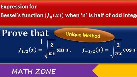 Expression for Bessel