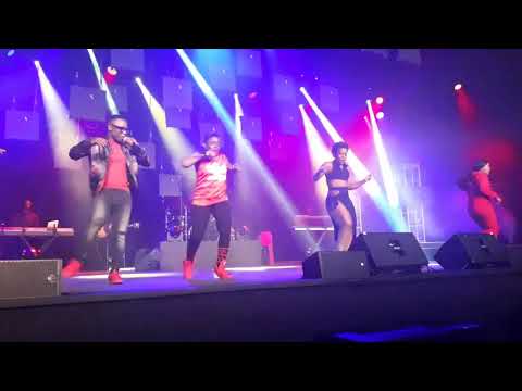 Zodwa Wabantu dances on stage at the #FeatherAwards2017