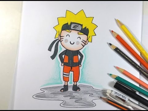 Como desenhar NARUTO Estilo CHIBI - passo a passo 