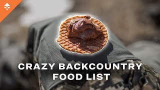 LIGHTEST Backcountry Food List For Hunting